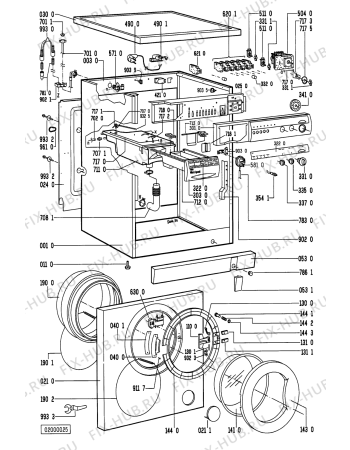 Схема №2 AWM 255 с изображением Моторчик для стиральной машины Whirlpool 481236158116