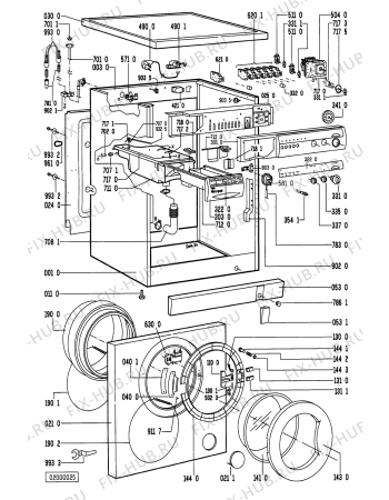 Схема №2 AWM 279 с изображением Электропроводка для стиралки Whirlpool 481232128369