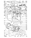 Схема №2 AWM 258/1 AWM 258 с изображением Клавиша для стиральной машины Whirlpool 481241348235