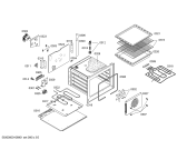 Схема №1 P1HCB31326 с изображением Панель управления для духового шкафа Bosch 00432312