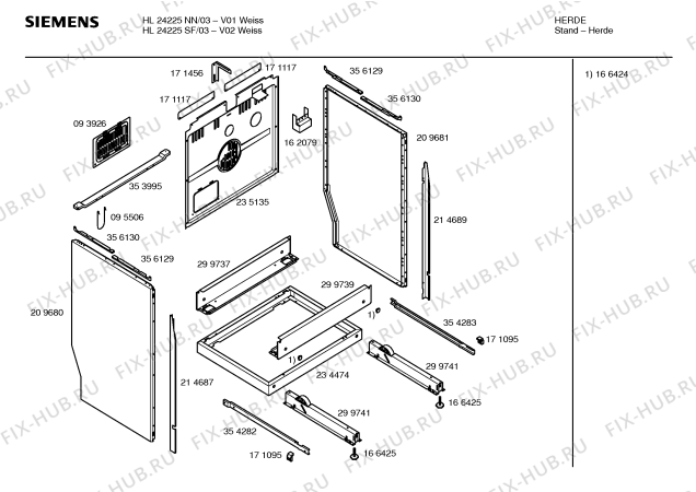 Схема №4 HL24225NN с изображением Инструкция по эксплуатации для духового шкафа Siemens 00524553