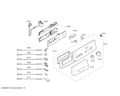 Схема №1 WFO2460FR Bosch Maxx WFO2460  electronique с изображением Панель управления для стиральной машины Bosch 00435675