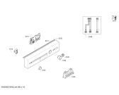 Схема №3 3VN300BA с изображением Передняя панель для посудомойки Bosch 00707847