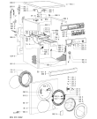 Схема №1 WAK 8460 с изображением Обшивка для стиральной машины Whirlpool 481245215719