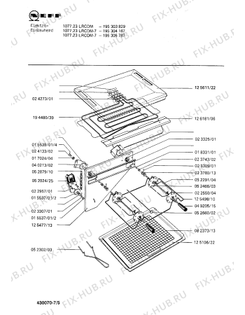 Схема №3 195303855 1067.53LHRCDM с изображением Электрический предохранитель для электропечи Bosch 00023230