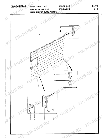 Взрыв-схема холодильника Gaggenau IK526029 - Схема узла 08