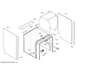 Схема №2 SGI43A65 с изображением Вкладыш в панель для посудомойки Bosch 00425975