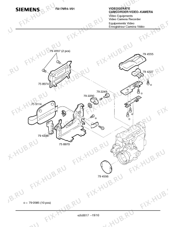 Схема №6 FA179R4 с изображением Интегрированный контур для плиты (духовки) Siemens 00794188