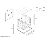 Схема №2 HBL3520UC с изображением Дверь для плиты (духовки) Bosch 00479284