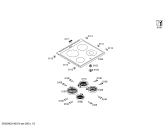 Схема №2 PHCB255040 с изображением Стеклокерамика для плиты (духовки) Bosch 00249700