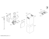 Схема №3 DWK091U59 Bosch с изображением Панель управления для вытяжки Bosch 00770859