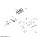 Схема №5 HEN232Y с изображением Ручка переключателя для плиты (духовки) Bosch 00608246