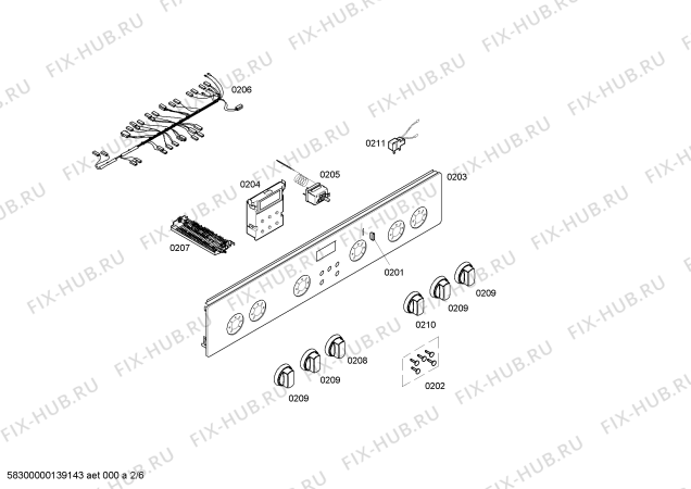 Схема №3 HM744228N с изображением Крышка для духового шкафа Siemens 00248196