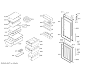 Схема №1 KGN39EI40 с изображением Дверь для холодильника Bosch 00713578