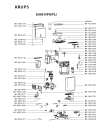 Схема №2 EA8000PN/70J с изображением Плата управления для электрокофемашины Krups MS-5949336