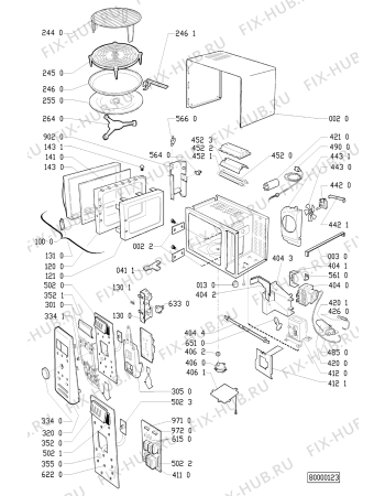 Схема №1 MCCD 2127 SW MCCD 2127 BL с изображением Панель управления для свч печи Whirlpool 481945358645