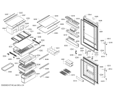 Схема №3 KDN56SM30N с изображением Панель для холодильника Bosch 00704715