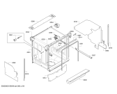 Схема №3 CG5B00V9 с изображением Передняя панель для посудомоечной машины Bosch 00705749