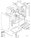 Схема №1 VN7451E1 с изображением Держатель для электропосудомоечной машины Aeg 1525244107
