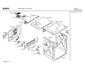 Схема №2 HBN2860GB с изображением Передняя часть корпуса для плиты (духовки) Bosch 00366714