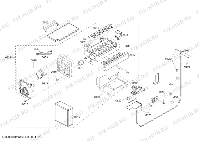 Схема №3 KBUDT4250A 42" SXS REFRIG (SS) DESIGNER HDL с изображением Внешняя дверь для электропосудомоечной машины Bosch 00242935