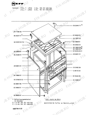 Схема №5 195303699 2344.11LEMUS с изображением Часы для электропечи Bosch 00082409