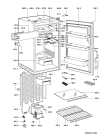 Схема №1 ELE 2543/3 с изображением Дверца для холодильника Whirlpool 481241879674