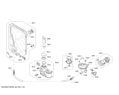 Схема №2 SPI50E25EU с изображением Передняя панель для посудомойки Bosch 00706806