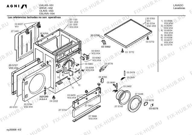 Схема №1 ARIVE с изображением Переключатель для стиральной машины Bosch 00035939