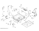 Схема №4 SKS40E02EU с изображением Передняя панель для посудомоечной машины Bosch 00678349