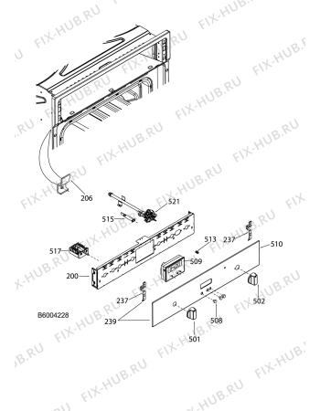 Схема №2 SY23K (F046260) с изображением Ручка двери для плиты (духовки) Indesit C00254225
