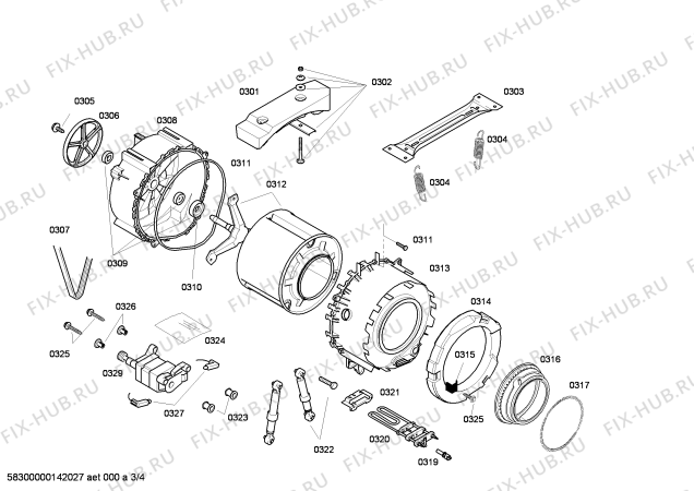 Схема №3 WM12E42XME с изображением Ручка для стиралки Siemens 00640100