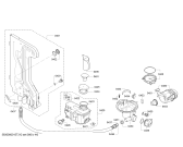 Схема №2 SMS50E02TC с изображением Панель управления для электропосудомоечной машины Bosch 00706069