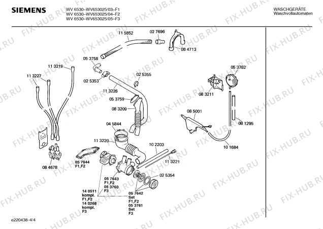 Схема №2 WV653025 WV6530 с изображением Панель для стиральной машины Siemens 00119728