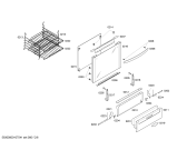 Схема №3 HSC14K18ED FOGAO P1 56 PS BRCO GE BIV с изображением Дверь для электропечи Bosch 00474898