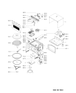 Схема №1 MD 773 IX HA с изображением Дверка для свч печи Whirlpool 481010857050