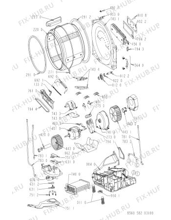 Схема №2 TRK 5822/1 с изображением Емкость Whirlpool 481241879802