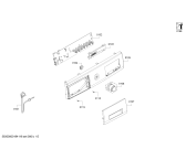 Схема №1 WM12T160IN iSensoric с изображением Панель управления для стиралки Siemens 11016023