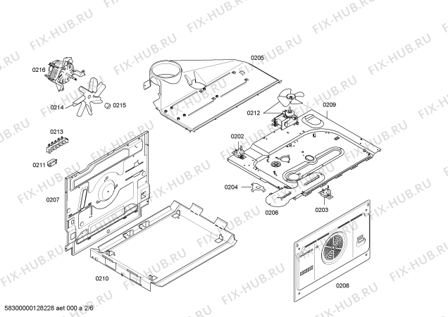 Схема №3 VVH32C1160 с изображением Панель управления для духового шкафа Bosch 00667517