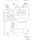 Схема №2 LI670XNA (F039305) с изображением Дверь для посудомоечной машины Indesit C00142089
