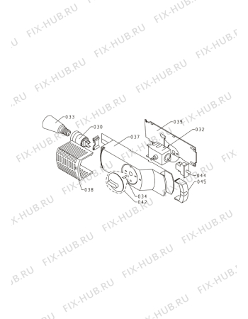 Взрыв-схема холодильника Zanussi ZRT12VB - Схема узла Electrical equipment 268