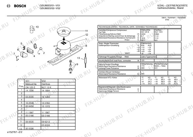 Схема №1 GSU8003 с изображением Панель для холодильника Bosch 00298443