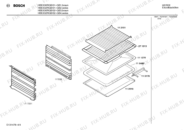 Схема №1 HBE632RCC с изображением Толкатель для духового шкафа Siemens 00065704