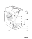 Схема №3 MWU106EDWG с изображением Винтик для стиралки Whirlpool 480113100141