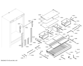 Схема №4 B36IT71SN с изображением Держатель для холодильной камеры Bosch 00652951
