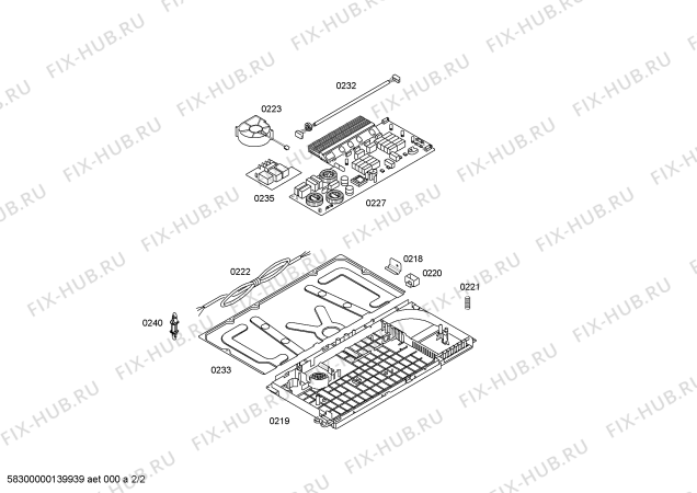 Схема №1 EI645EC11 с изображением Индукционная конфорка для духового шкафа Bosch 00670874