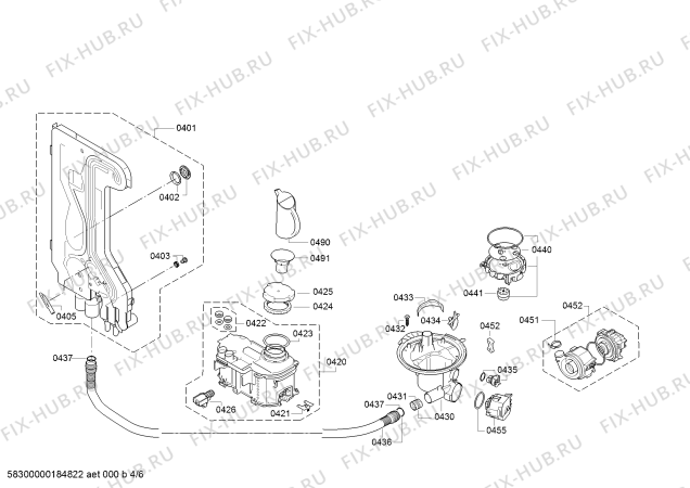 Схема №2 SN69M002NL с изображением Передняя панель для посудомоечной машины Siemens 11006640