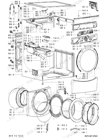 Схема №2 087 WT/WT с изображением Другое для стиралки Whirlpool 481221470112