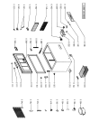 Схема №1 FRCE 37 с изображением Обшивка для холодильника Whirlpool 481945948694