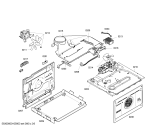 Схема №1 HBN360620 с изображением Панель управления для электропечи Bosch 00437224